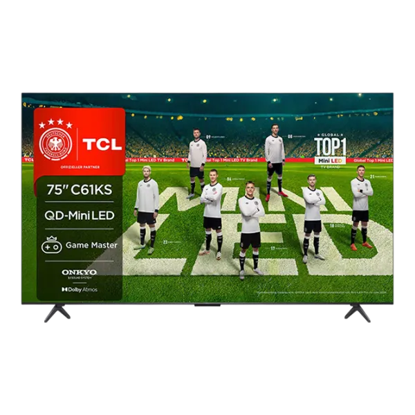 Телевизор TCL 75C61KS 75" / QD MiniLED / 4K / Smart TV / Черный photo 1