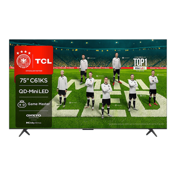 Телевизор TCL 75C61KS 75" / QD MiniLED / 4K / Smart TV / Черный photo 1