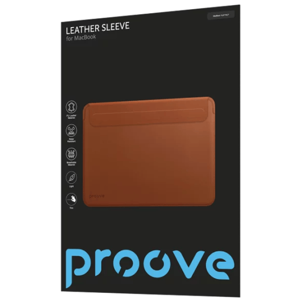Чехол для ноутбука Proove Leather Sleeve 16.2" / Коричневый photo 2