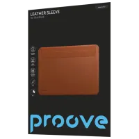 Husă pentru laptop Proove Leather Sleeve 16.2" / Brown photo 2