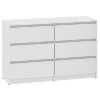 Комод Pehotin НС-6 75 x 120 x 45см / ДСП / Белый