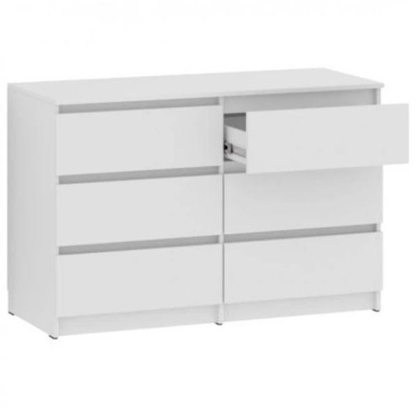 Комод Pehotin НС-6 75 x 120 x 45см / ДСП / Белый photo 2