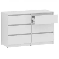 Комод Pehotin НС-6 75 x 120 x 45см / ДСП / Белый photo 2