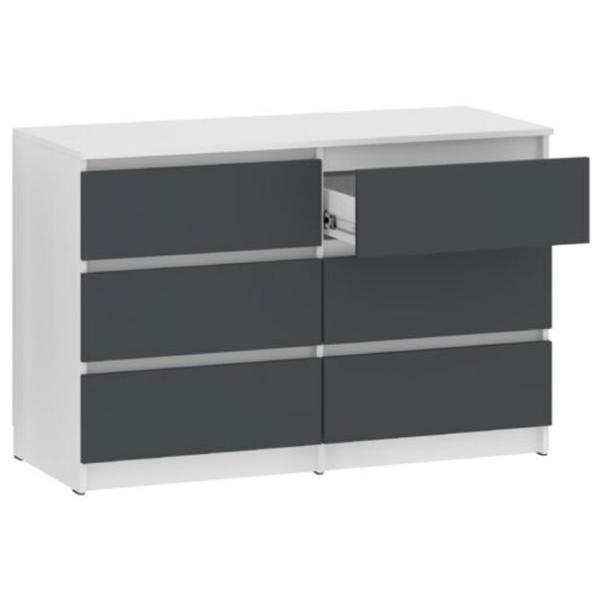Comodă Pehotin НС-6 75 x 120 x 45 / PAL / Antracit photo 2