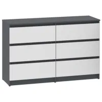 Comodă Pehotin НС-6 75 x 120 x 45 / PAL / Alb