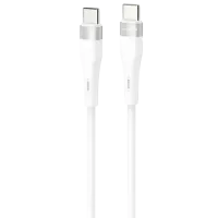 Кабель для телефона Light Silicone Plus Proove USB Type-C + USB Type-C 1 м / Белый