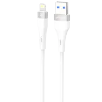 Кабель для телефона Light Silicone Plus Proove USB + Lightning 1 м / Белый