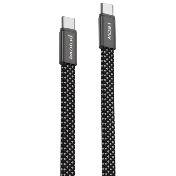 Кабель для телефона AirLine Proove USB Type-C + USB Type-C 1 м / Черный photo 1