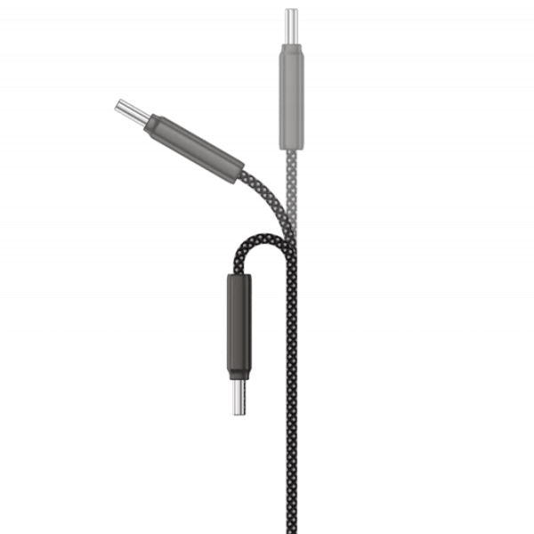 Кабель для телефона AirLine Proove USB Type-C + USB Type-C 1 м / Черный photo 2