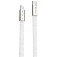 Кабель для телефона AirLine Proove USB Type-C + USB Type-C 1 м / Белый