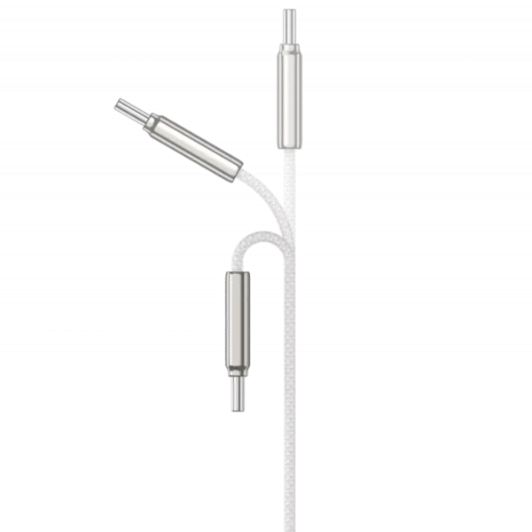 Кабель для телефона AirLine Proove USB Type-C + USB Type-C 1 м / Белый photo 2