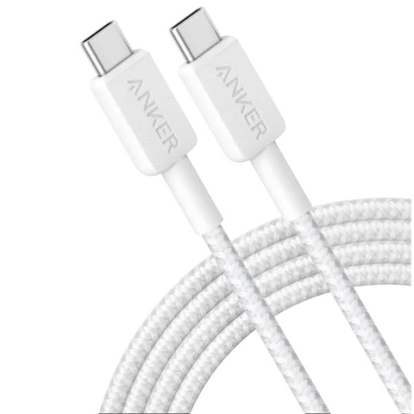 Кабель для телефона A81H5G21 Anker USB + USB Type-C 0.9 м / Белый photo 1