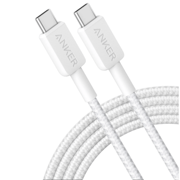 Кабель для телефона A81H5G21 Anker USB + USB Type-C 0.9 м / Белый photo 1