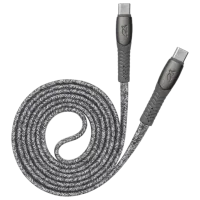 Cablu pentru telefon PS6105 RivaCase USB Type-C + USB Type-C 1.2 m / Gray