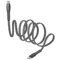 Cablu pentru telefon PS6105 RivaCase USB Type-C + USB Type-C 1.2 m / Gray photo 2