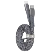 Cablu pentru telefon PS6105 RivaCase USB Type-C + USB Type-C 1.2 m / Gray photo 4