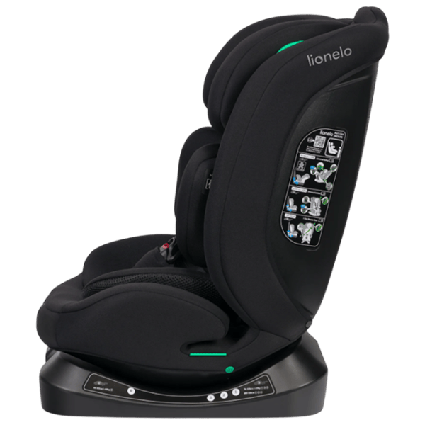 Scaun auto Lionelo Aart  0 luni - 12 ani / 36 kg / Black photo 8