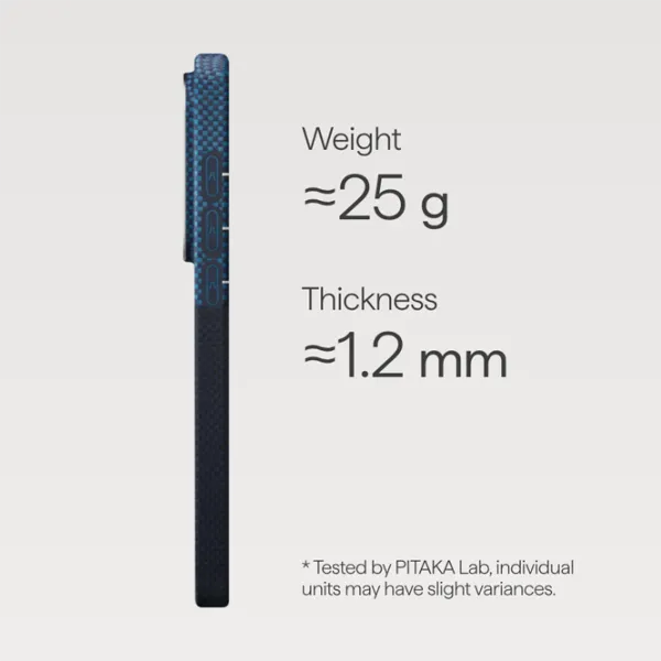 Чехол для смартфона Samsung Galaxy S26 Ultra Pitaka / MagSafe Back / ПК / Тёмно синий photo 3