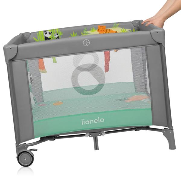Țarc pentru copii Lionelo Mille Plus (LN.235297) 0 luni - 3 ani / Gray photo 4