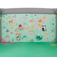 Țarc pentru copii Lionelo Mille Plus (LN.235297) 0 luni - 3 ani / Gray photo 6