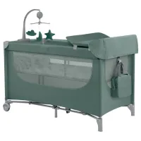 Țarc pentru copii Kikka Boo Nighty Night 2026 (KB.231752) 0 luni - 3 ani / Green