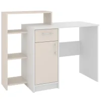 Masă de birou Pehotin Кредо PAL/ Alb Kashmere