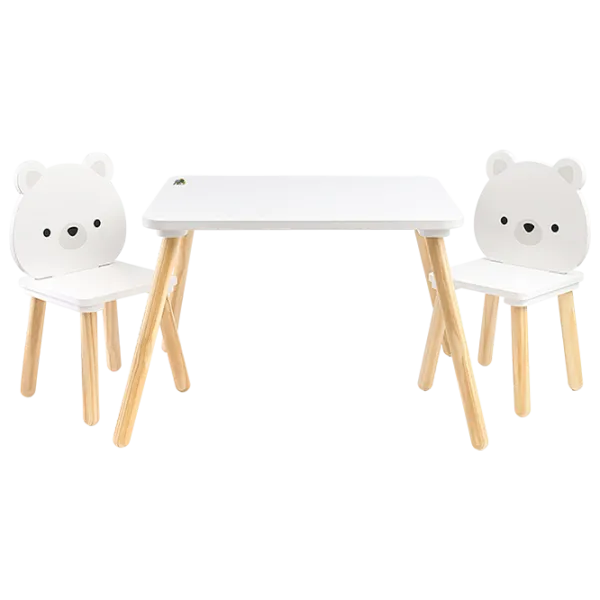 Set de mobilă pentru copii Moni Bears White / unisex photo 1