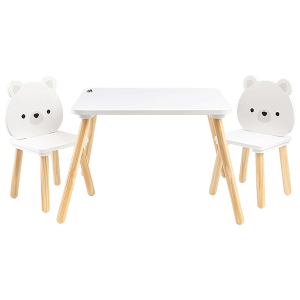 Set de mobilă pentru copii Moni Bears White / unisex photo 1