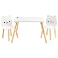 Детский мебельный набор Moni Bears White / унисекс