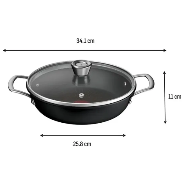 Сковорода Tefal Excellence+ G3308802 Сотейник / 24 см / Черный photo 5