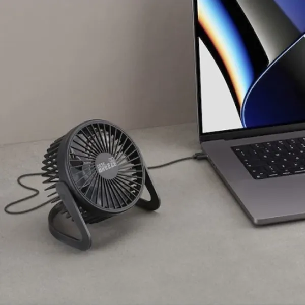 Вентилятор Cellularline Desk Breeze  / Портативный / Черный photo 2