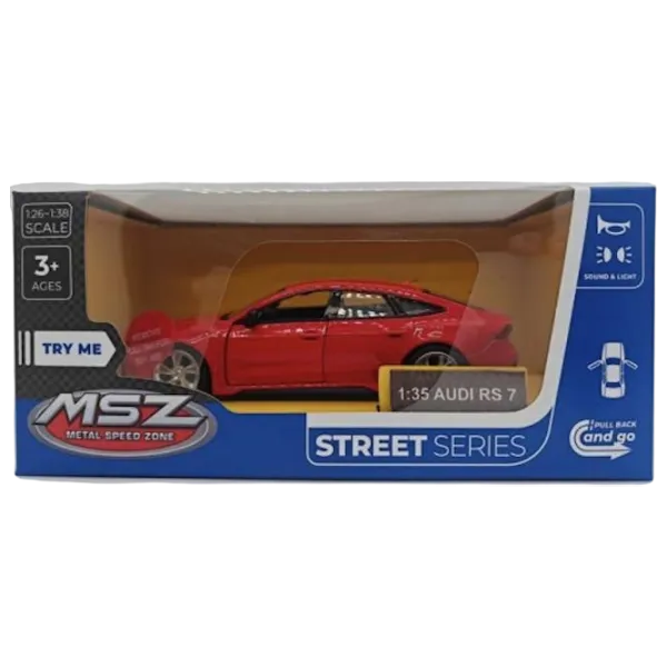 Коллекционная машина MSZ Audi RS 7 Sportback 68476  / / Черный Красный photo 1
