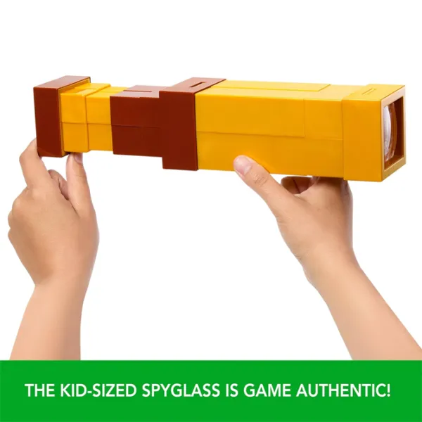 Интерактивная игрушка Mattel Minecraft Spyglass With Pixelating View Lens JLK64 6+ / Brown Оранжевый photo 3