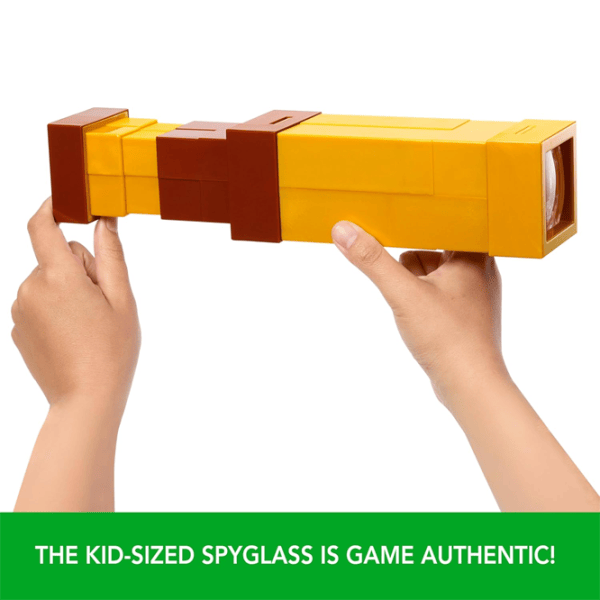 Интерактивная игрушка Mattel Minecraft Spyglass With Pixelating View Lens JLK64 6+ / Brown Оранжевый photo 3