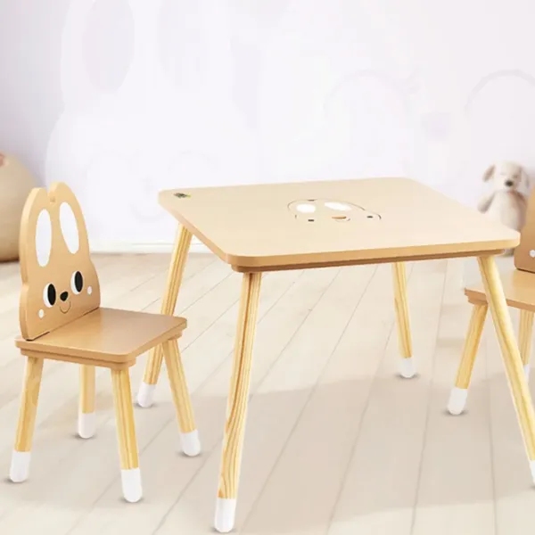 Set de mobilă pentru copii Moni Cute bunny Wood / unisex photo 6