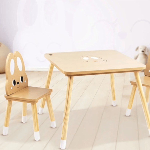 Set de mobilă pentru copii Moni Cute bunny Wood / unisex photo 6