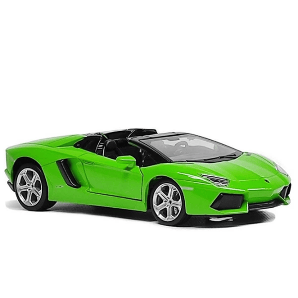 Коллекционная машина MSZ Lamborghini Aventador Roadster 68274A  / / Черный Зеленый photo 2
