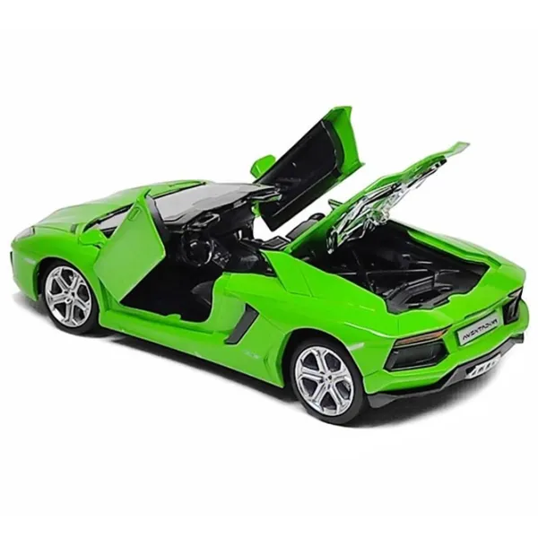 Коллекционная машина MSZ Lamborghini Aventador Roadster 68274A  / / Черный Зеленый photo 4