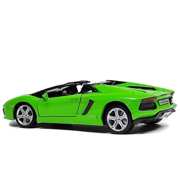Коллекционная машина MSZ Lamborghini Aventador Roadster 68274A  / / Черный Зеленый photo 5