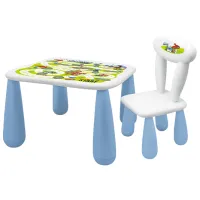 Set de mobilă pentru copii Maltex Luna The Smurfs Blue / unisex