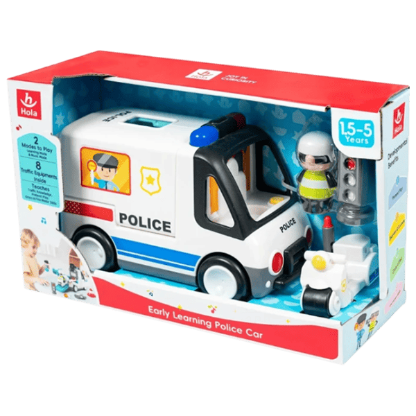 Машинка Hola Toys Police HE9985  / / Разноцветный Белый photo 1