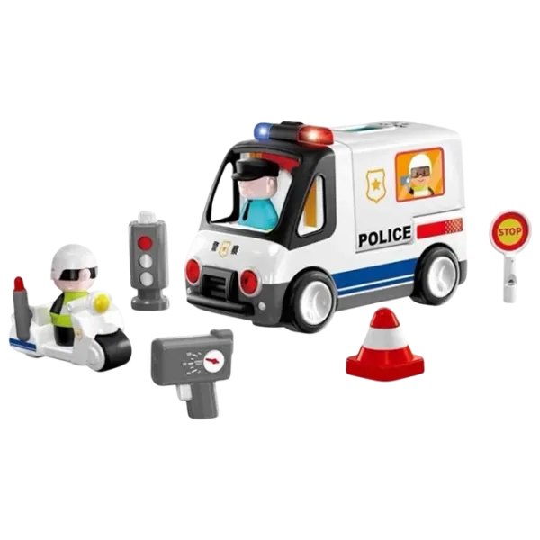 Машинка Hola Toys Police HE9985  / / Разноцветный Белый photo 3