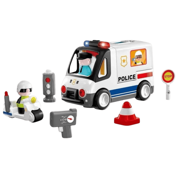 Машинка Hola Toys Police HE9985  / / Разноцветный Белый photo 3