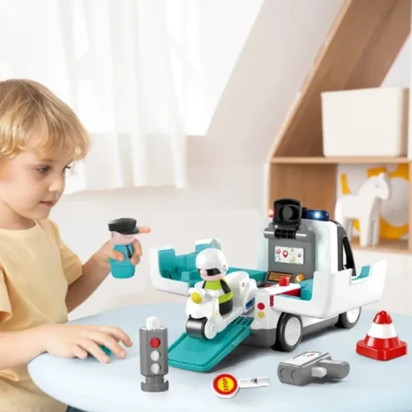 Машинка Hola Toys Police HE9985  / / Разноцветный Белый photo 4