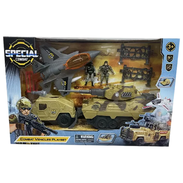 Игровой набор HD Toys Special Combat Military Vehicles Playset 86389 3+ / Разноцветный Хаки photo 1