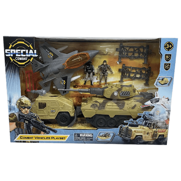 Игровой набор HD Toys Special Combat Military Vehicles Playset 86389 3+ / Разноцветный Хаки photo 1