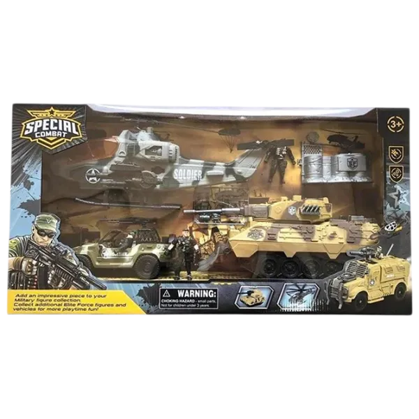 Игровой набор HD Toys Special Combat Military Vehicles Playset 10287 3+ / Разноцветный Хаки photo 1