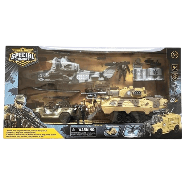 Игровой набор HD Toys Special Combat Military Vehicles Playset 10287 3+ / Разноцветный Хаки photo 1