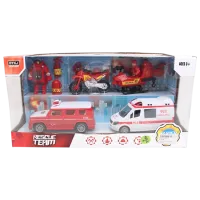 Комплект машин HD Toys Rescue team 00519  / / White Красный