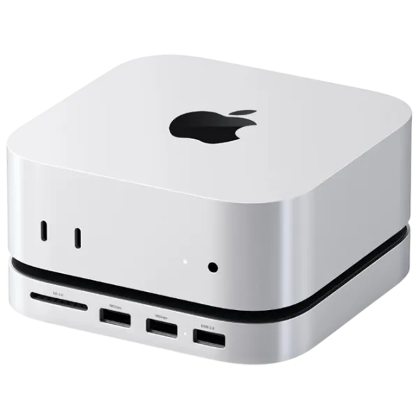 Адаптер Satechi Mac Mini M4 Stand & Hub USB Type-C / Серебряный photo 1